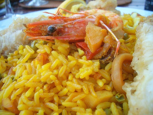 Deliciously Saucy Seafood Rice Ring