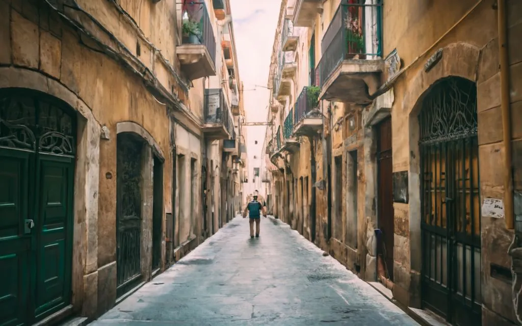 an old Sicilian street